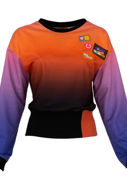 Lalipop Design | Ombre Cropped Sweatshirt