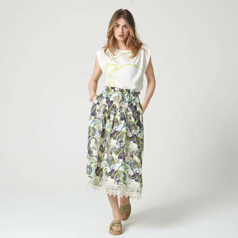 Lalipop Design | Falbaniasta midi spódnica
