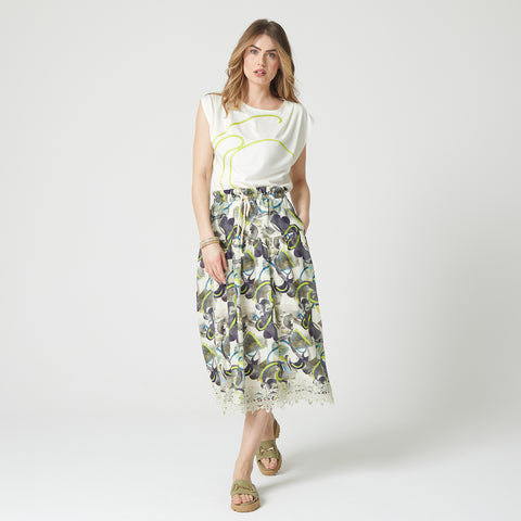 Lalipop Design | Falbaniasta midi spódnica