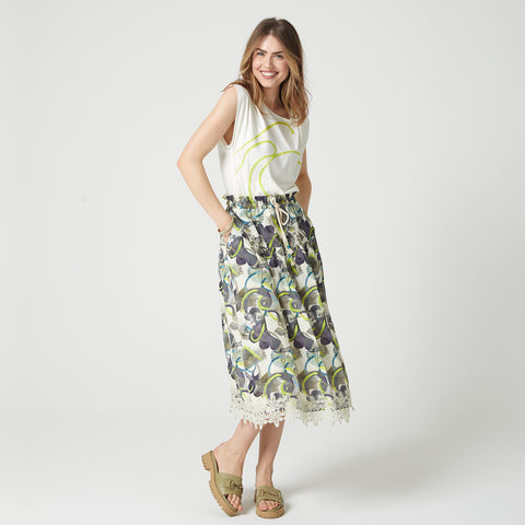 Lalipop Design | Falbaniasta midi spódnica