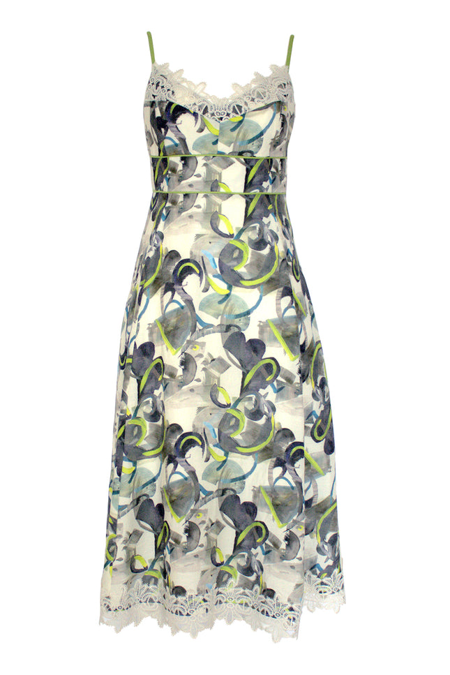 Lalipop Design | Abstract Print Midi dress