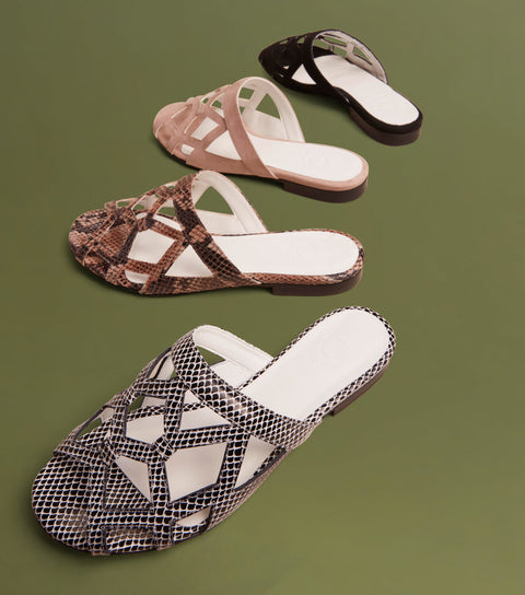 O2 Monde | Klapki Leela białe