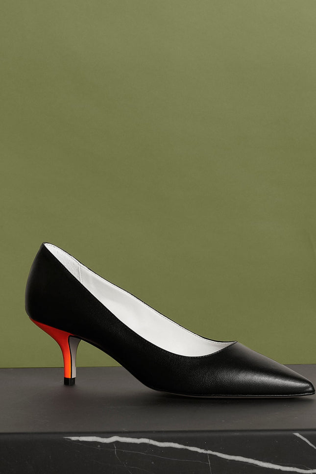 O2 Monde | Lois Heels black velvet