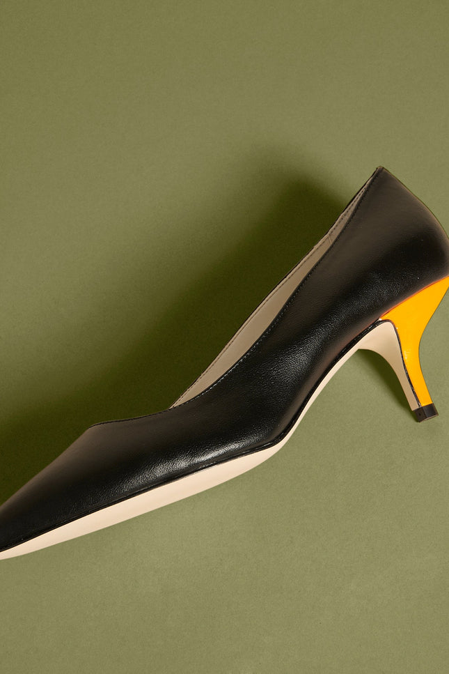 O2 Monde | Lois Heels black velvet
