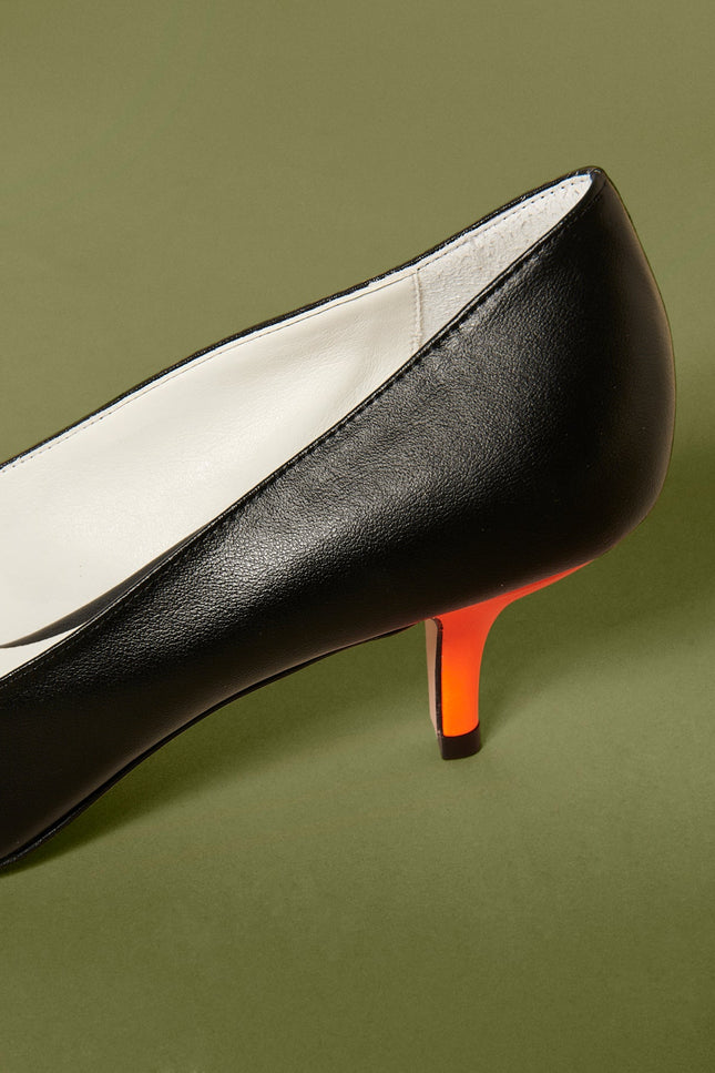 O2 Monde | Lois Heels black velvet
