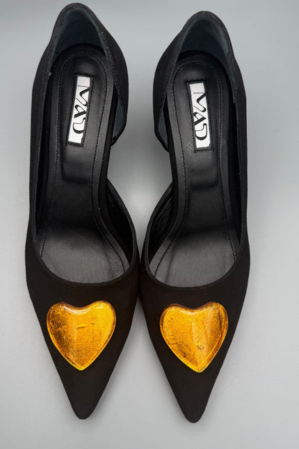 MAD about Gold Mini 5 Stiletto Heels 