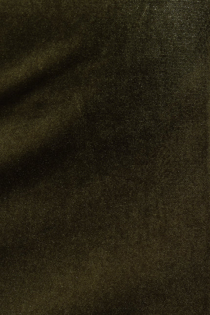 Mahee Velvet Midi Skirt - Sage - Detail 4