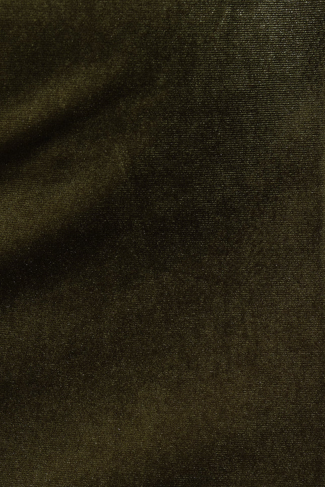 Mahee Velvet Midi Skirt - Sage - Detail 4