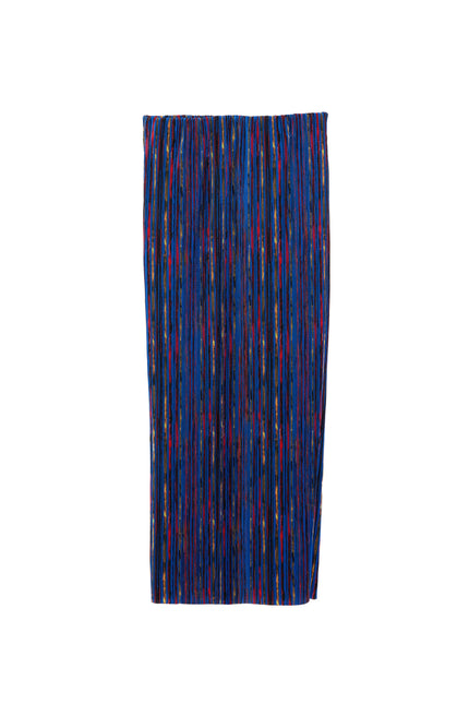 Maylis Abstract Print Pleat Midi Skirt - Styled