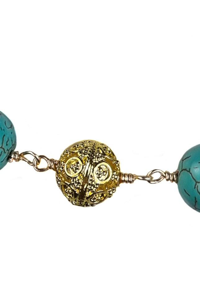 Maria Moyseos | Choker MIRA Turquoise