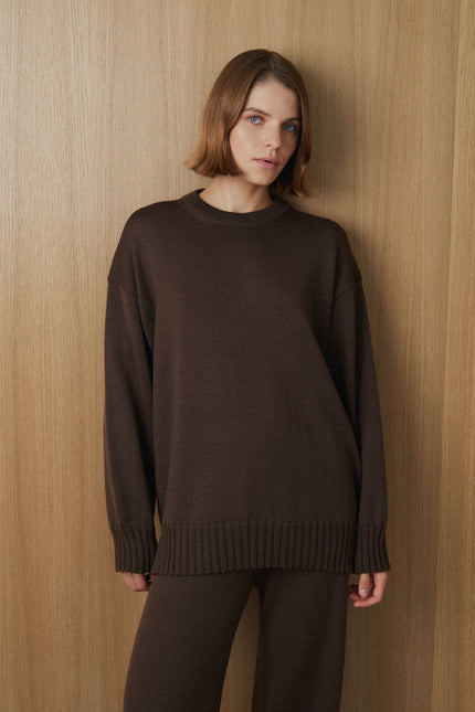 Monala | Merino Wool Crew Neck Sweater