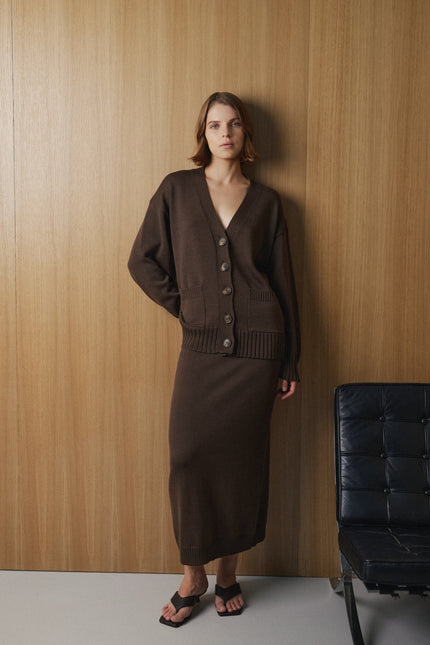 Merino wool two piece set for women