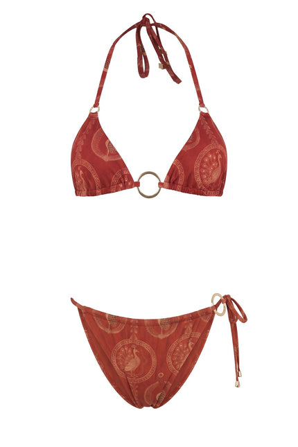 MOVOM Zafira Üçgen Bikini, çok renkli, model üzerinde tam boy görünüm