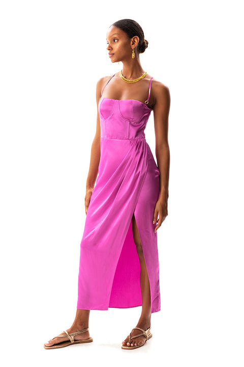 Movom | Sukienka maxi Santo z gorsetem