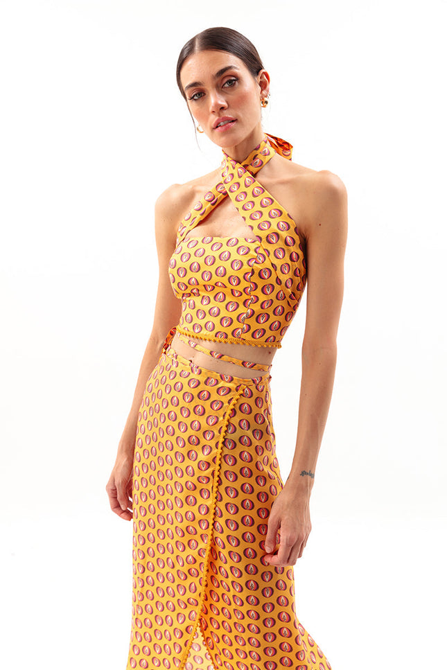 Movom | Zing Blouse with crossed neck