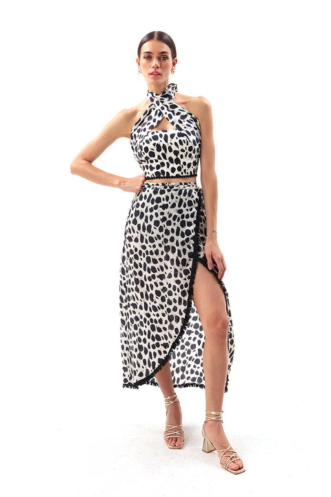 Movom | Astral Blouse cross neck