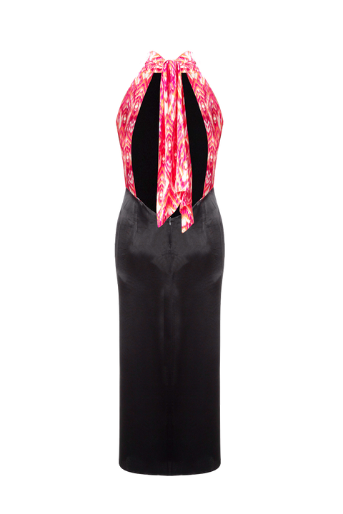 Movom | Vega Maxi dress with halter neck