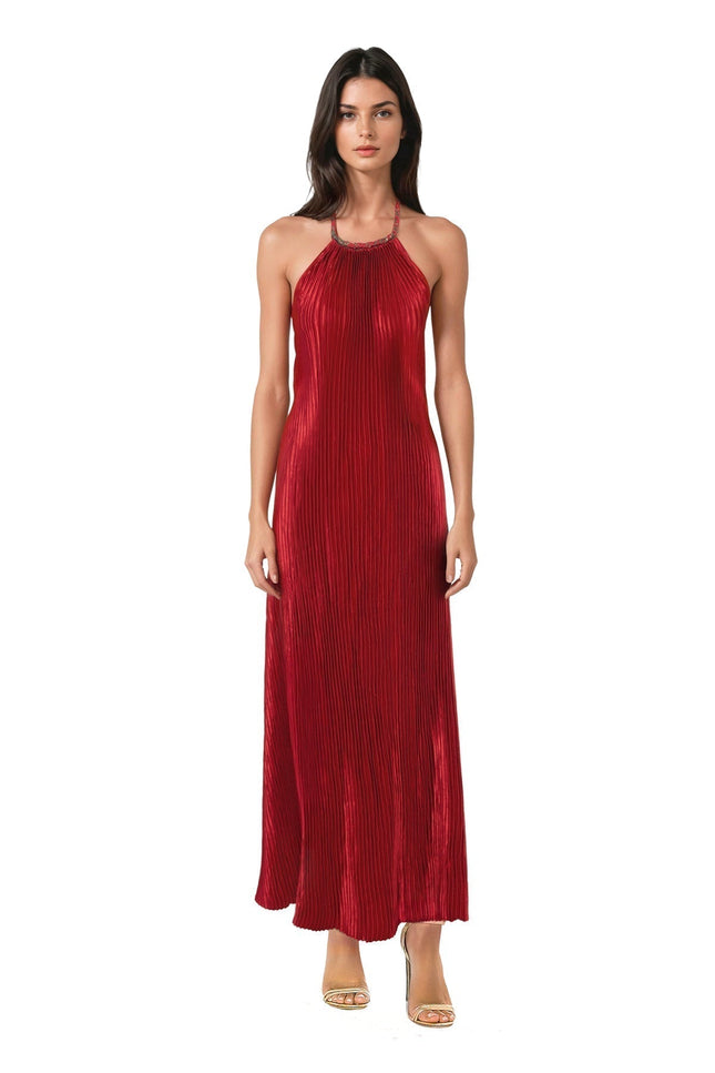 Movom | JAGGER HALTER NECK DRESS