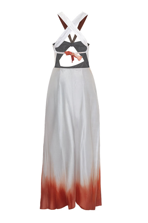 Movom | Sukienka Grace Midriff z Wycięciem na Brzuchu