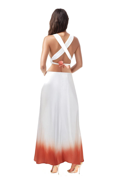 Movom | Sukienka Grace Midriff z Wycięciem na Brzuchu