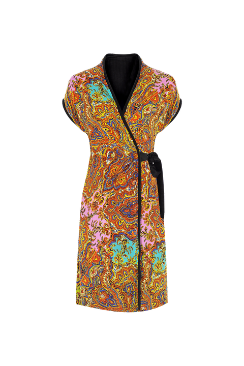 Movom | Poppy Midi dress Kimono reversible