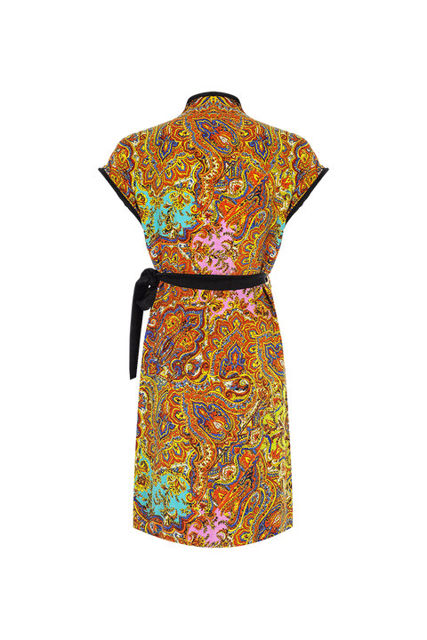 Movom | Poppy Midi dress Kimono reversible