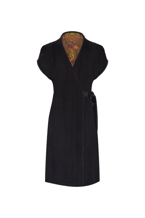 Movom | Poppy Midi dress Kimono reversible