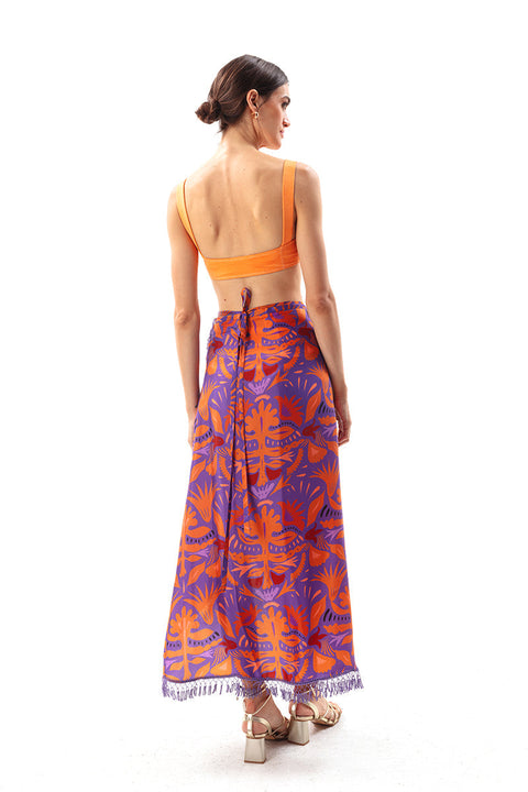 Movom | Mauve Maxi skirt