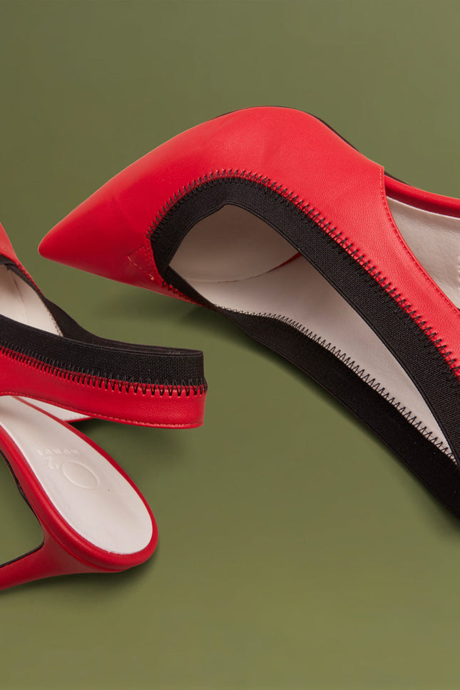 O2 Monde | Hindou Pumps red