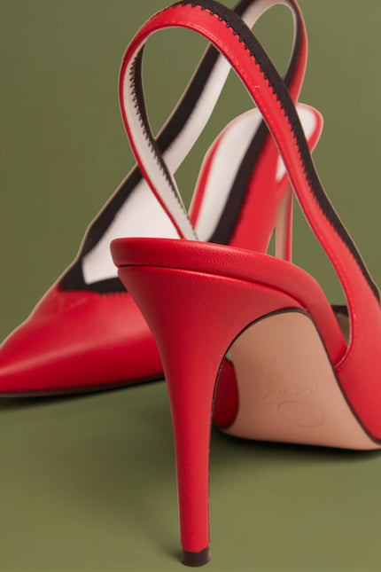 O2 Monde | Hindou Pumps red