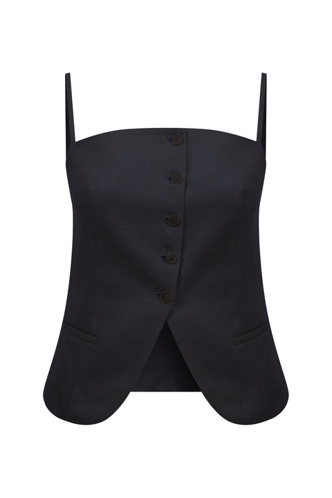 Nazli Ceren | Lniany top Marona