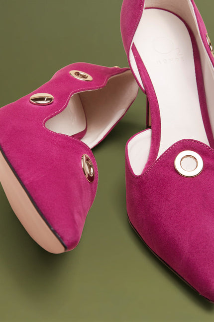 O2 Monde | Martine Pumps fuchsia