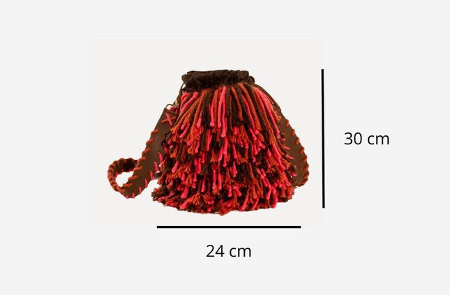 Entrudo | Burga Bucket Bag with fringes