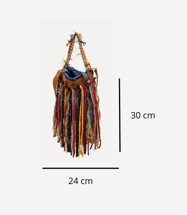 Entrudo | Penude Shoulder bag denim