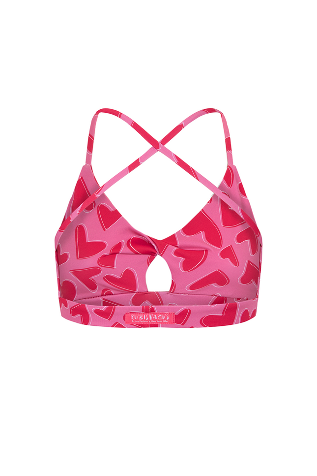 RUBISNACKS Barcelona | Mercury Sporty Bra hearts