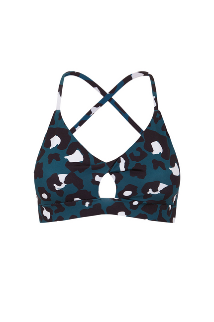 RUBISNACKS Barcelona | Mercury Sporty Bra green leopard