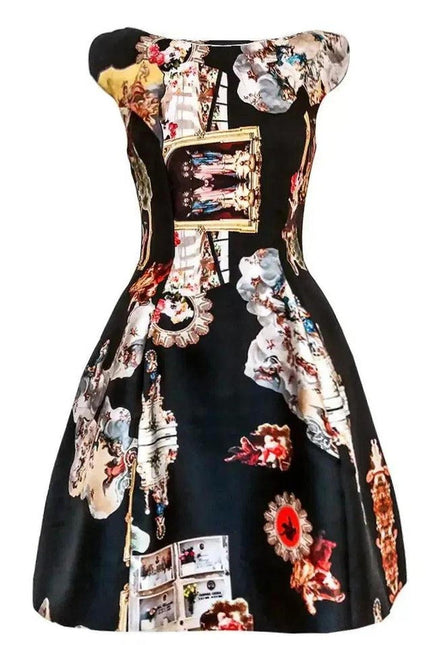 Midi Dress C - Sicily Black