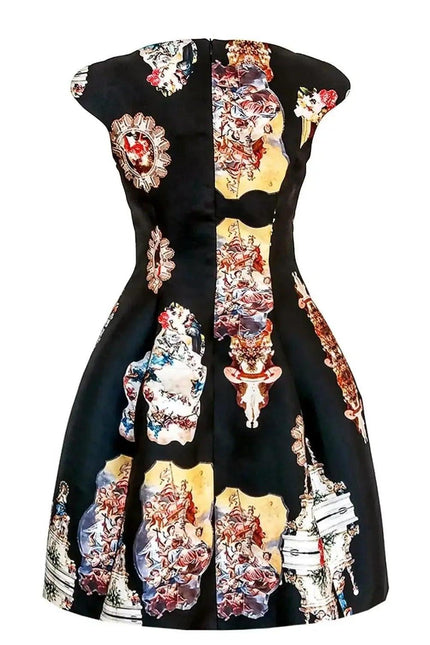 Midi Dress C - Sicily Black