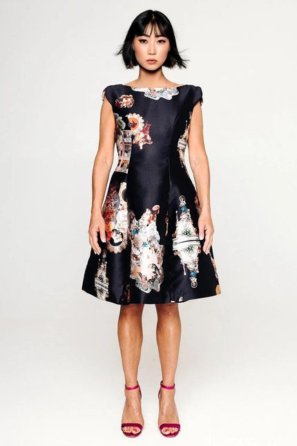 Midi Dress C - Sicily Black
