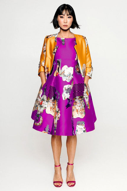 Midi Dress C - Sicily Purple