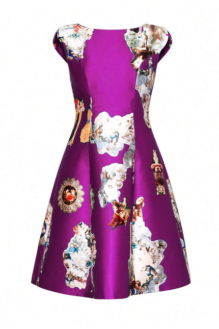 Midi Dress C - Sicily Purple