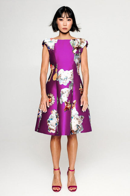 Midi Dress C - Sicily Purple