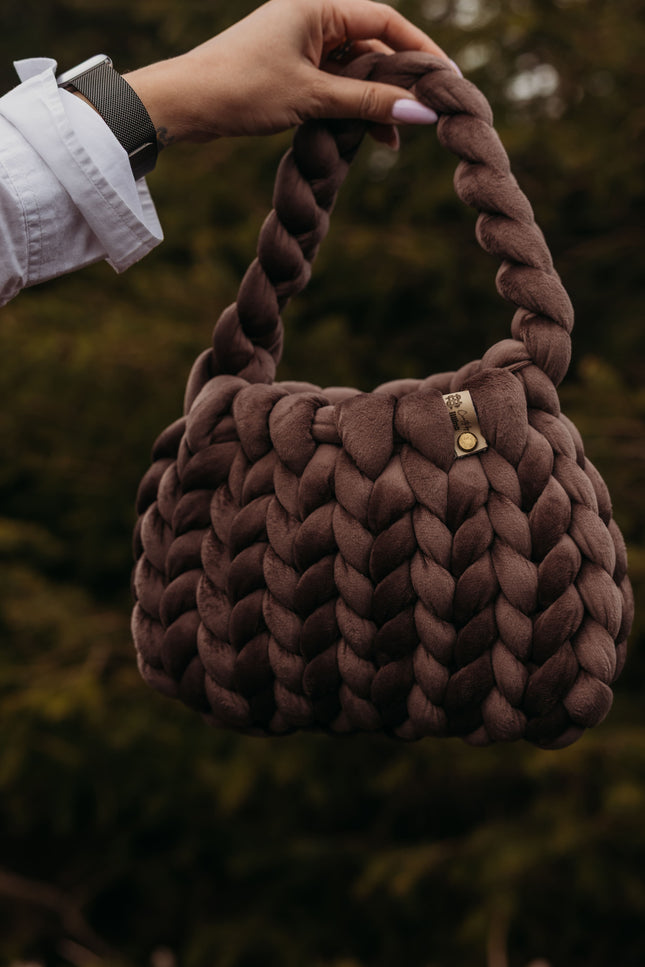 velvet handbag, chunky velvet bag, statement handbag, designer velvet bag, luxury soft bag, handmade velvet bag, unique fashion bag, trendy soft bag, machine washable handbag, elegant evening bag, soft chunky velvet handbag for everyday wear, handmade statement bag with a long handle, luxury machine washable bag for special occasions, unique velvet crossbody bag for women, fashion-forward plush bag with scarf