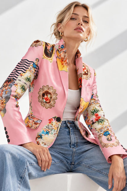 Tailored Blazer - Sicily Pink