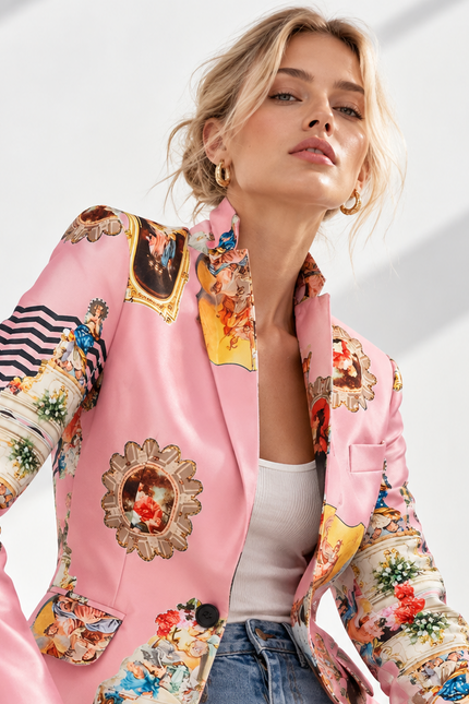 Custom-Made Tailored Blazer - Special Print