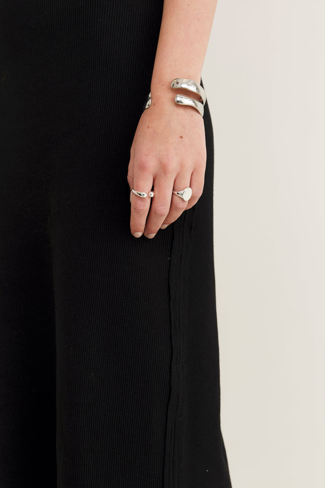 MySimplicated | Rib Raw Midi Dress
