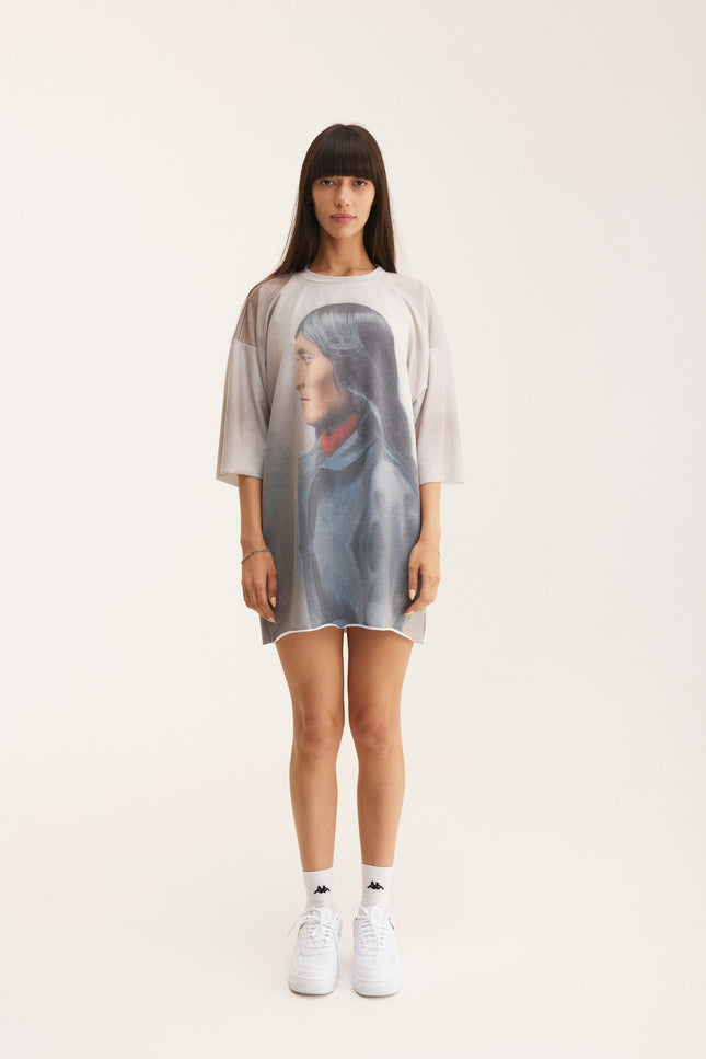 MySimplicated | Full Print T-shirt beige