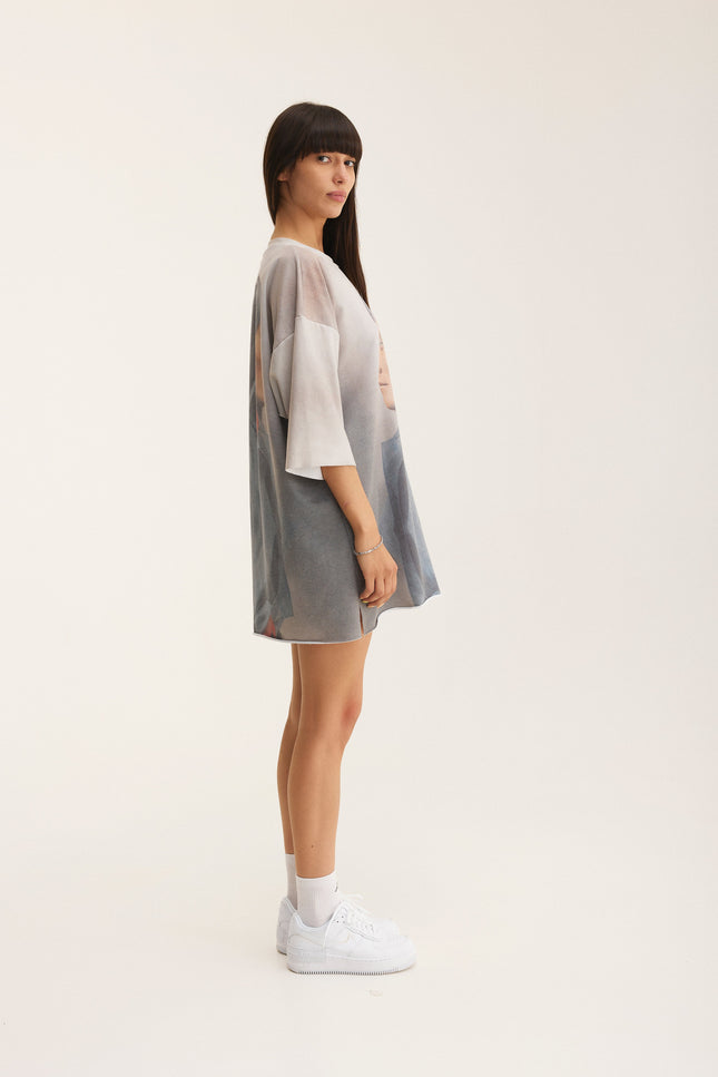 MySimplicated | Full Print T-shirt beige