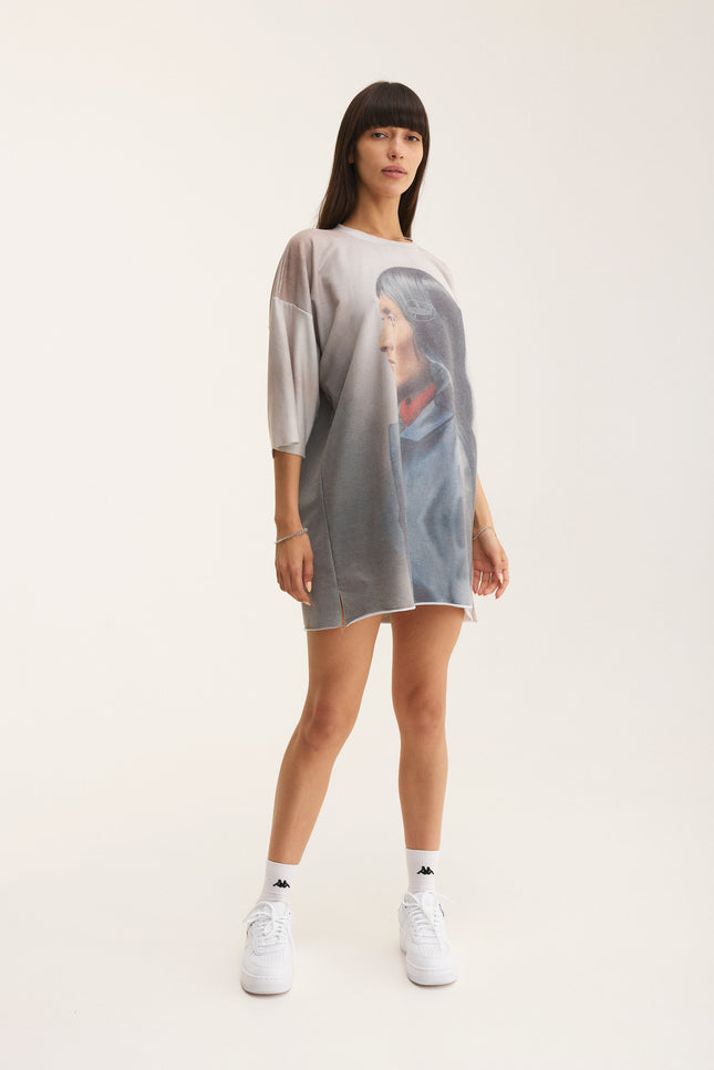 MySimplicated | Full Print T-shirt beige
