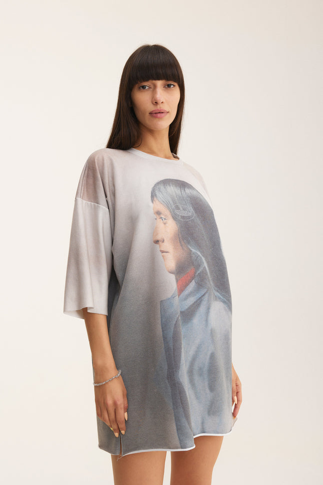 MySimplicated | Full Print T-shirt beige